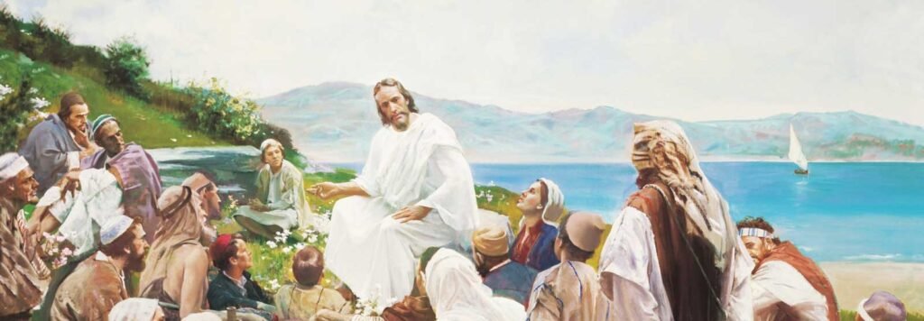 christ teaching the people